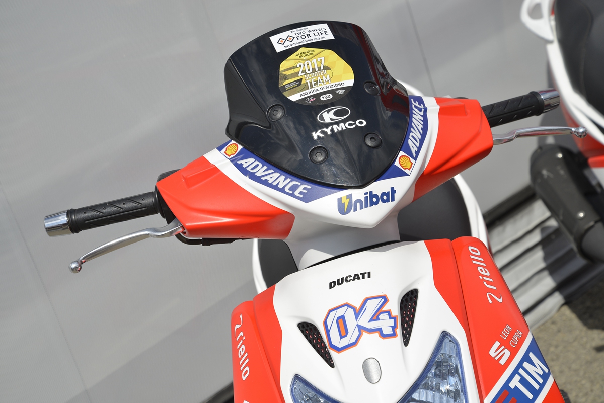 DUCATICorse车队代步车：光阳AgilityR16125