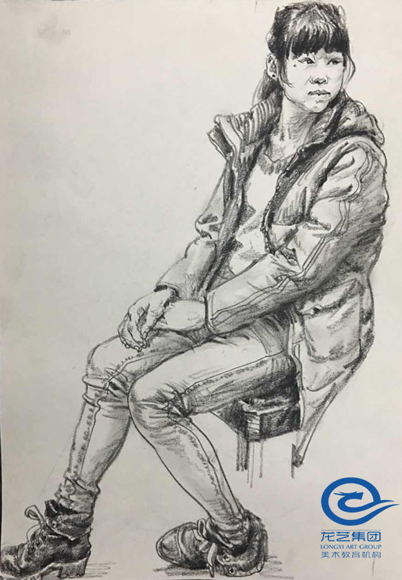 考前必看龙艺画室的速写