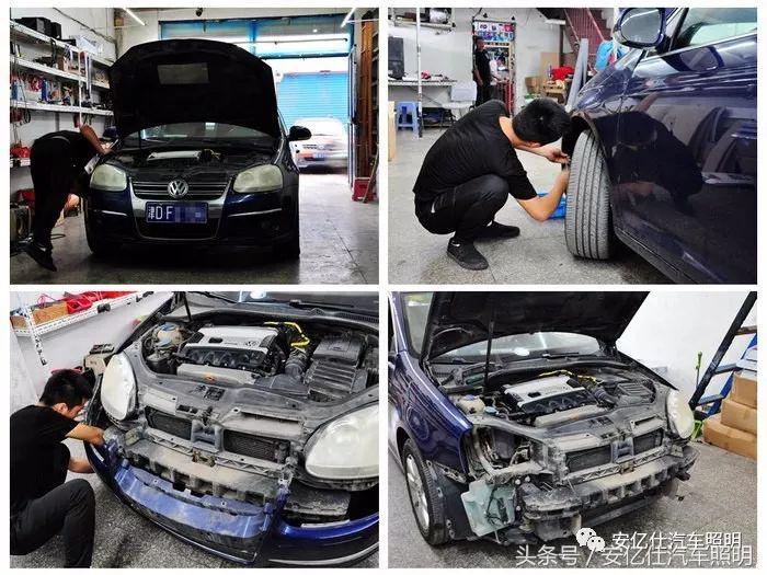 速腾改装氙气灯案例,老款速腾用道通如何改氙气灯模式