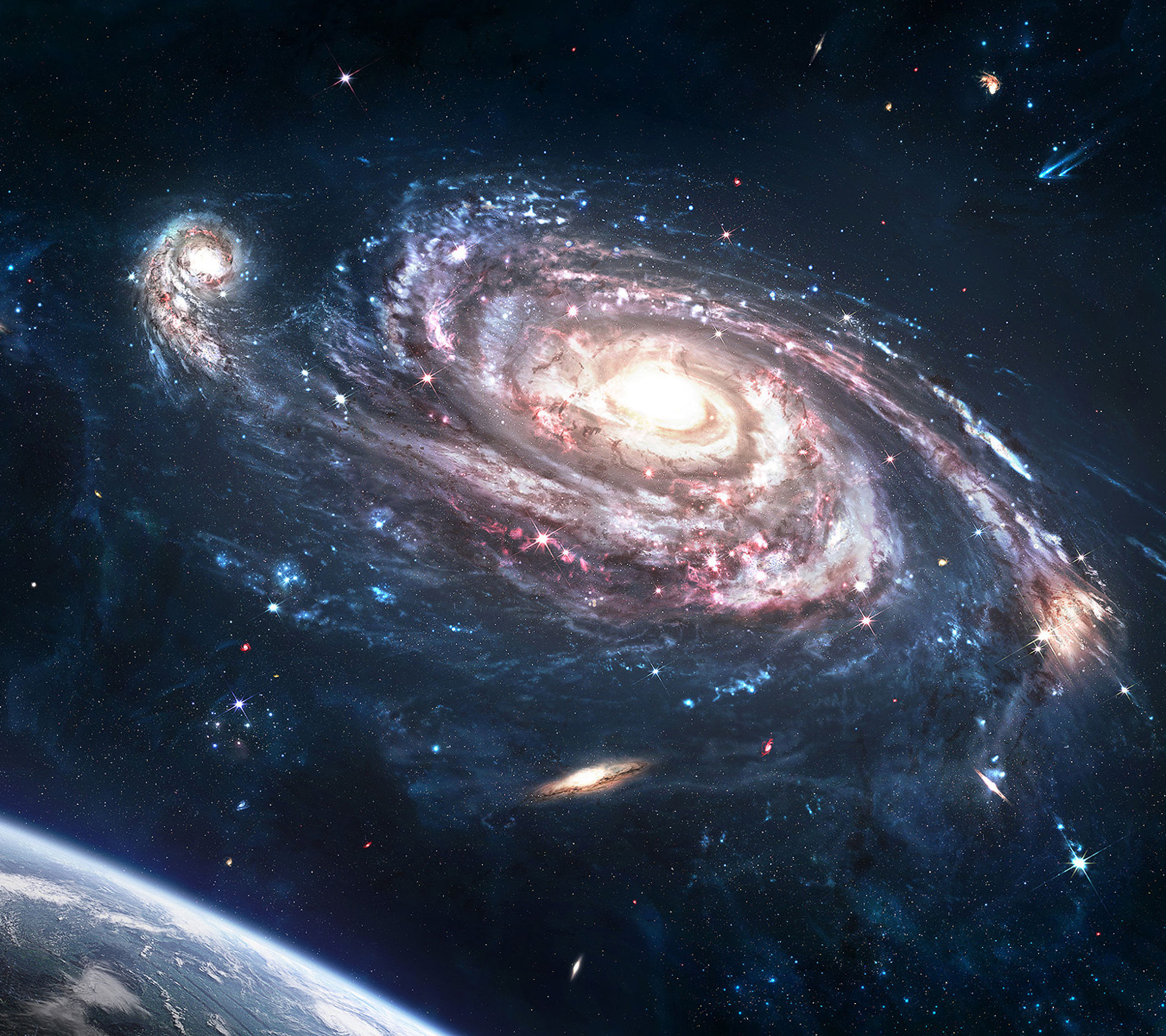 地球只是一个小点,地球只是一个渺小的细胞