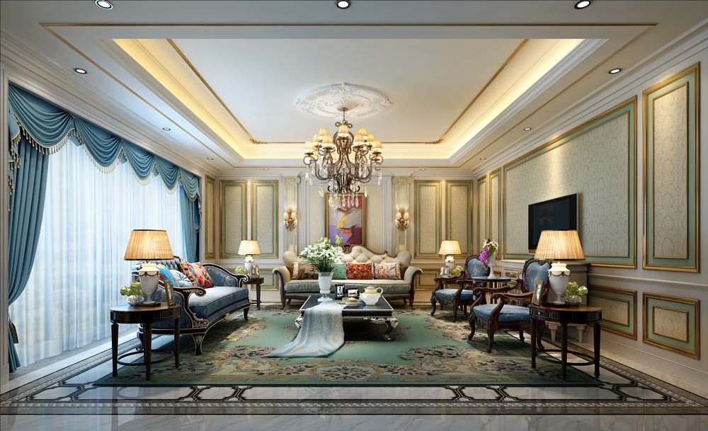 家装室内设计现代风格全套效果图,家装2020效果图欧式