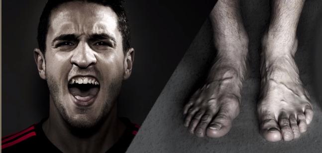 你知道足球长什么样子吗,足球球星的脚长什么样