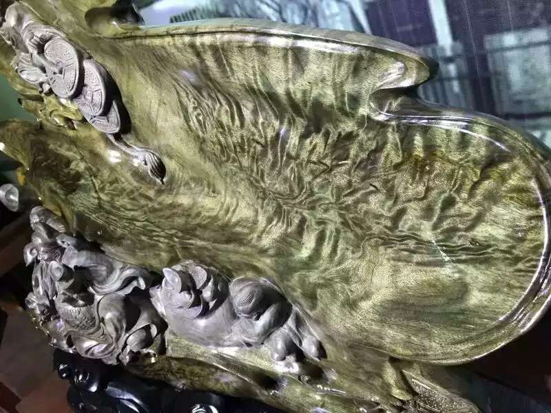 金丝楠乌木财神爷,金丝楠木能摆财神旁边吗