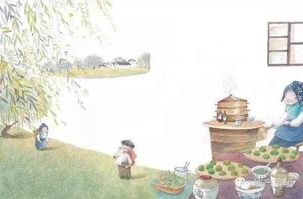 清明时最好吃的青团,清明团子咸蛋黄