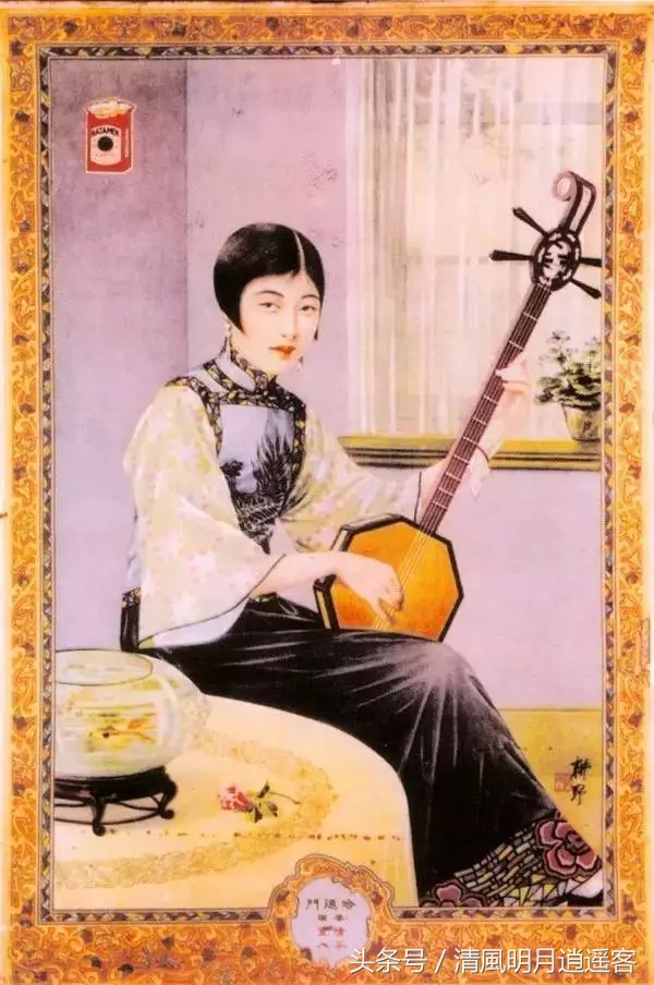 当香烟遇上美女，民国时期的广告海报，难得一见！