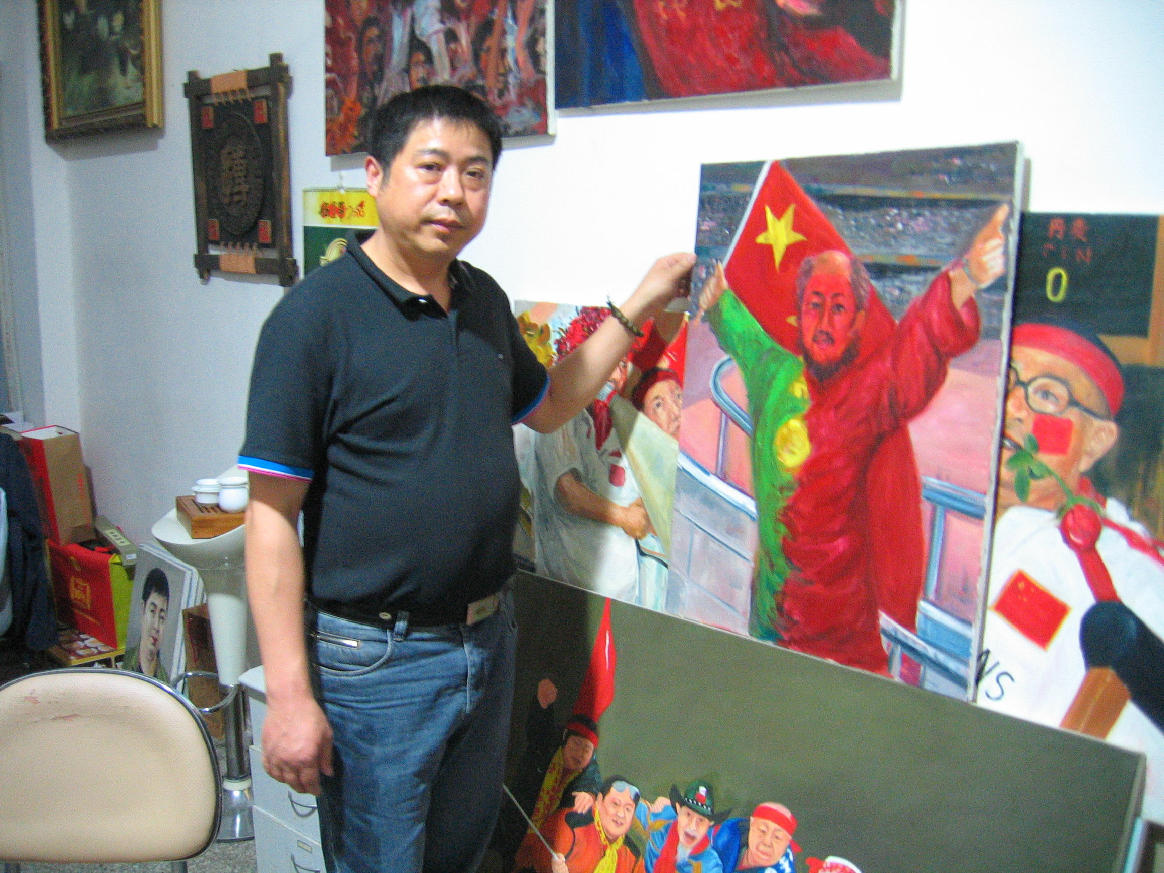 江南画家王一的足球人生