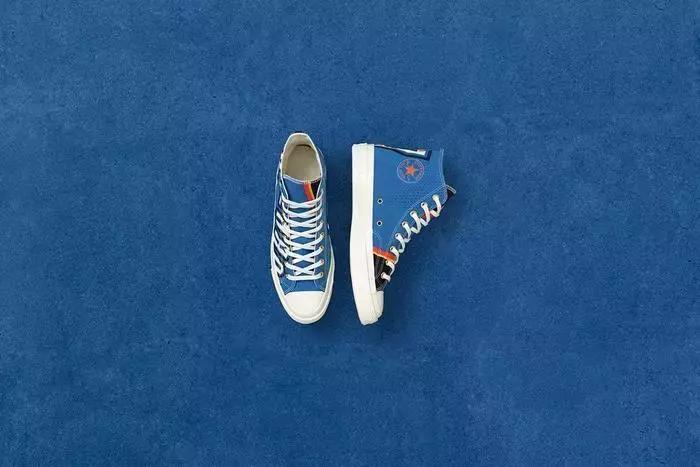 我的天,匡威居然把球衣裁开做了鞋面!