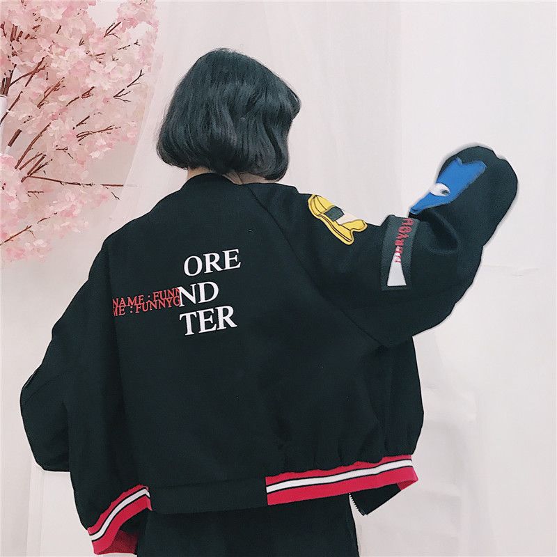 这3款2017秋季新款棒球服，韩版宽松学生装值得拥有