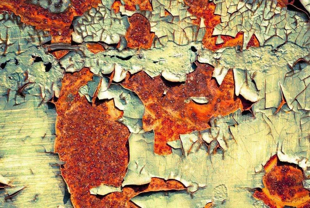 海上的航标是怎么固定的,海上航标生锈