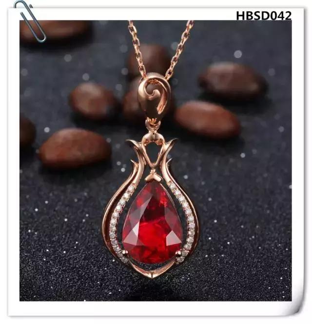 老凤祥红宝石吊坠款式,蓝宝石吊坠经典款式