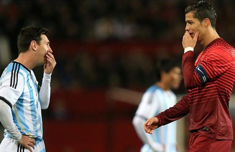 2018世界杯梅西c罗双双止步16强,绝代双骄梅西c罗世纪之战海报