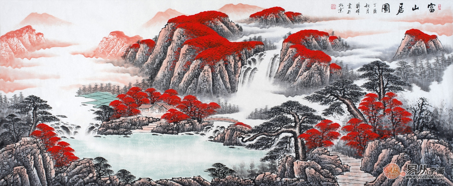 家中挂的字画寓意好的有什么,家中挂天鹅画的寓意