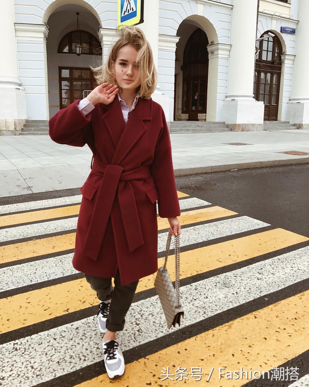 毛呢大衣过冬里面穿什么,保暖又好看的呢大衣搭配