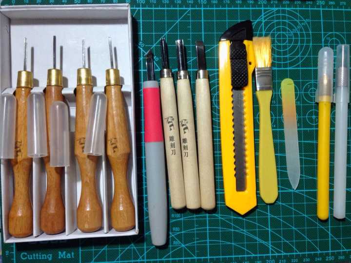 小学生刻橡皮章所需要的材料,橡皮章教程材料篇