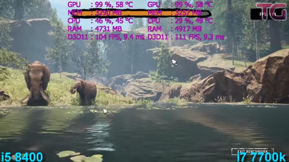 i5-8400对比i7-7700,i58400和i77700谁更好