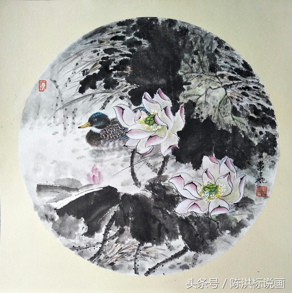 精美花鸟团扇22幅太漂亮了,团扇100幅欣赏