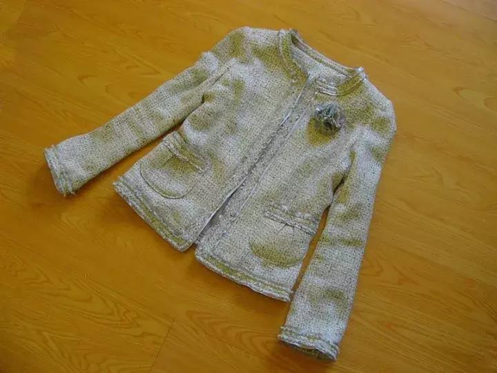 春季小外套裁剪图,最简单的三片春秋外套裁剪