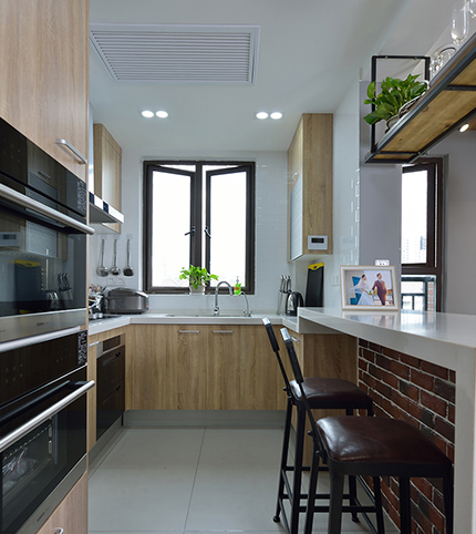 双宋结婚新房如果这样装~上海高桥新城89㎡北欧实景,隐形门亮了