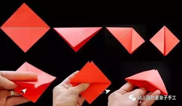 幼儿园小班手工卡纸贺卡图片,3-6岁幼儿手工简单贺卡小花