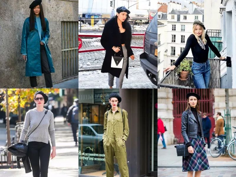 贝雷帽的戴法教程全过程,冬天贝雷帽的戴法