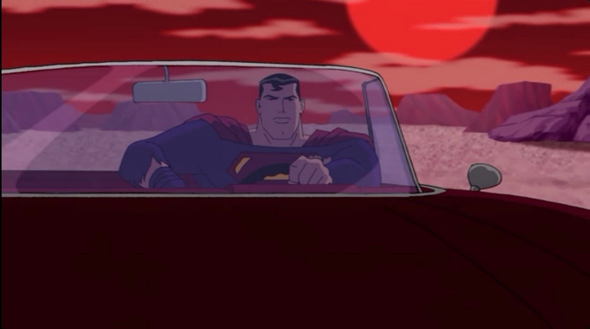 超人正义联盟漫画,正义联盟超人漫画