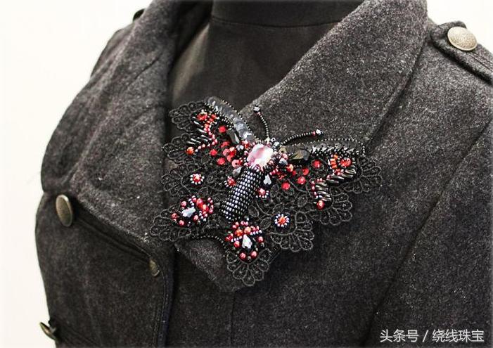 绕线胸针制作视频,diy珍珠发夹