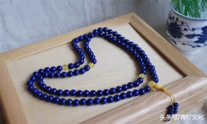 青金石褪色的原因,青金石盘玩后效果对比