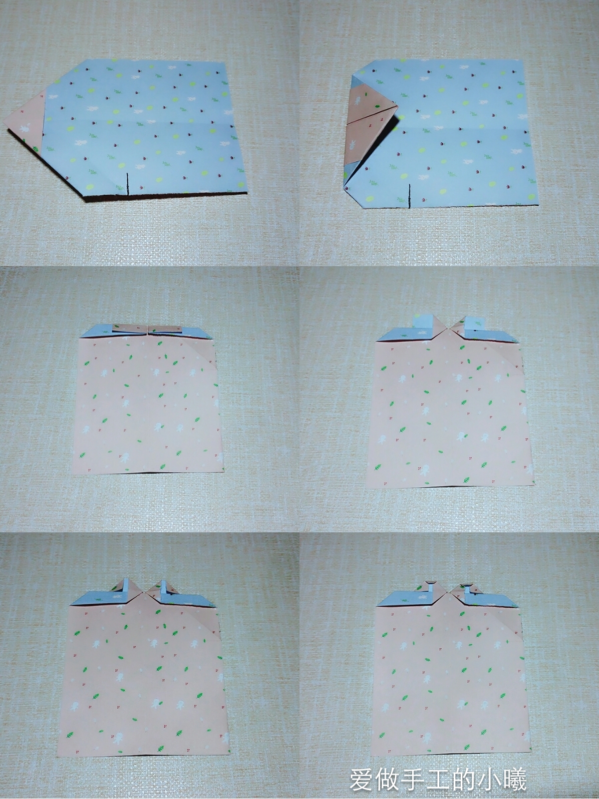 爱心信封情书折纸,爱心情书信封