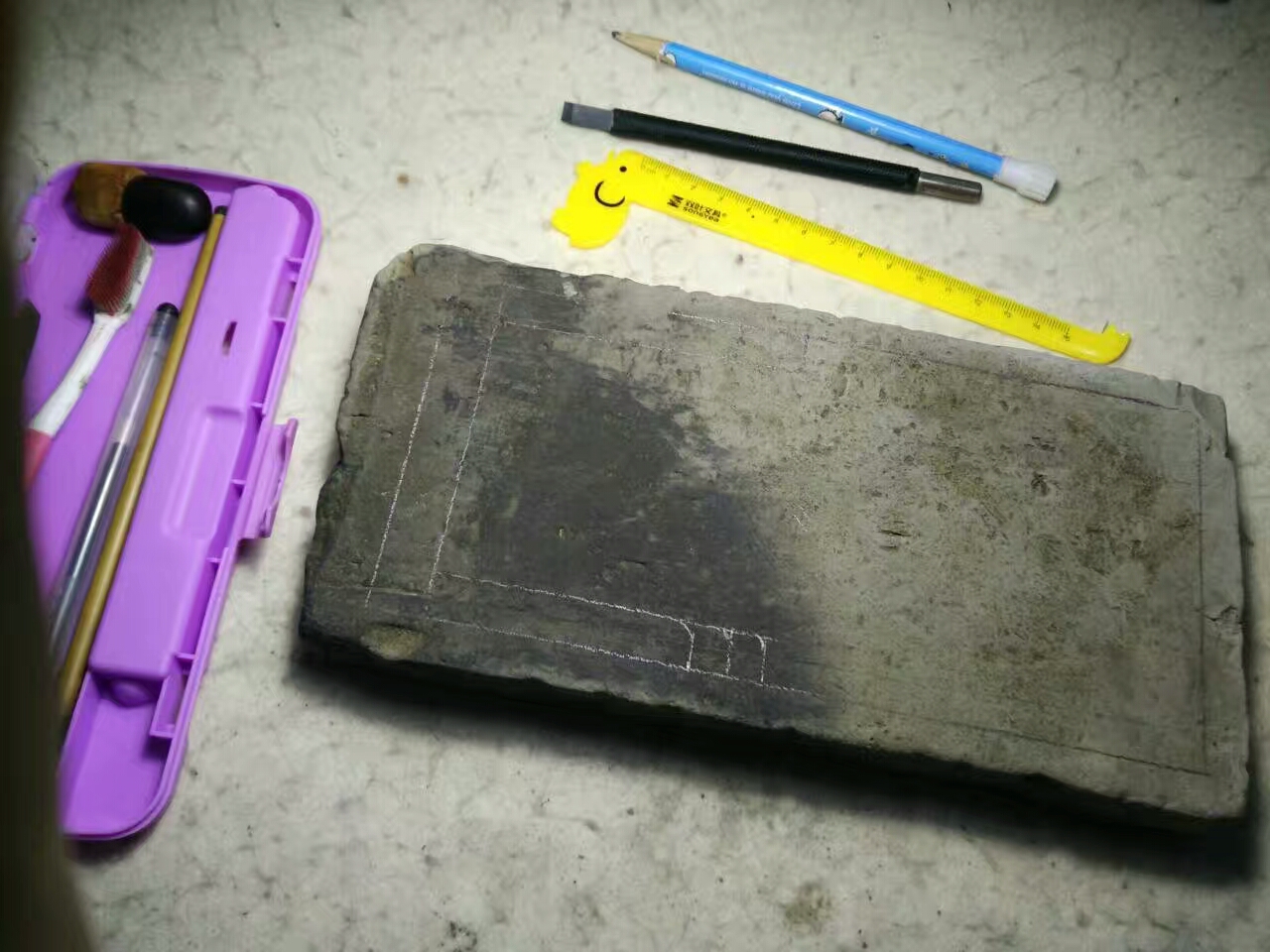 一块普通青砖的变化,有什么办法可以把仿古砖变光滑