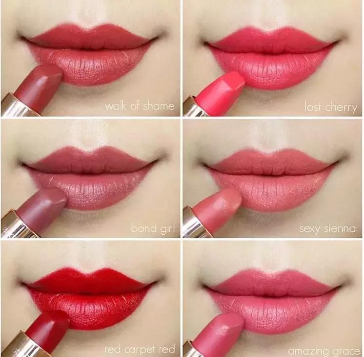 7款口红,十款冬季热卖口红