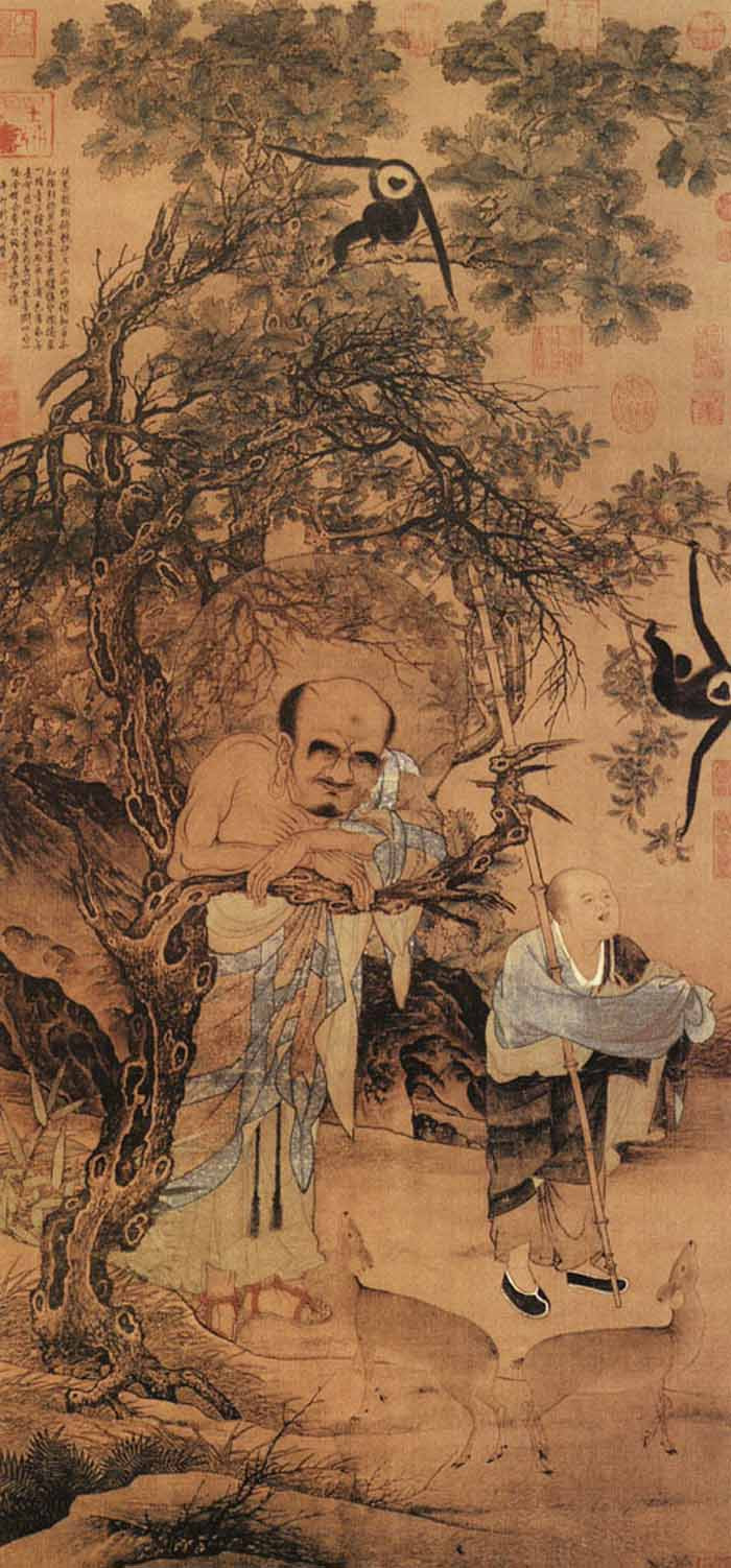 宋刘松年山水画精品欣赏,宋画四大家作品欣赏