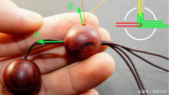 佛珠手串三通穿法,佛珠手串三通穿法与佩戴小技巧