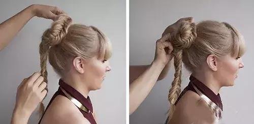 幼儿园编发鱼尾麻花辫,鞠婧祎同款鱼尾麻花辫