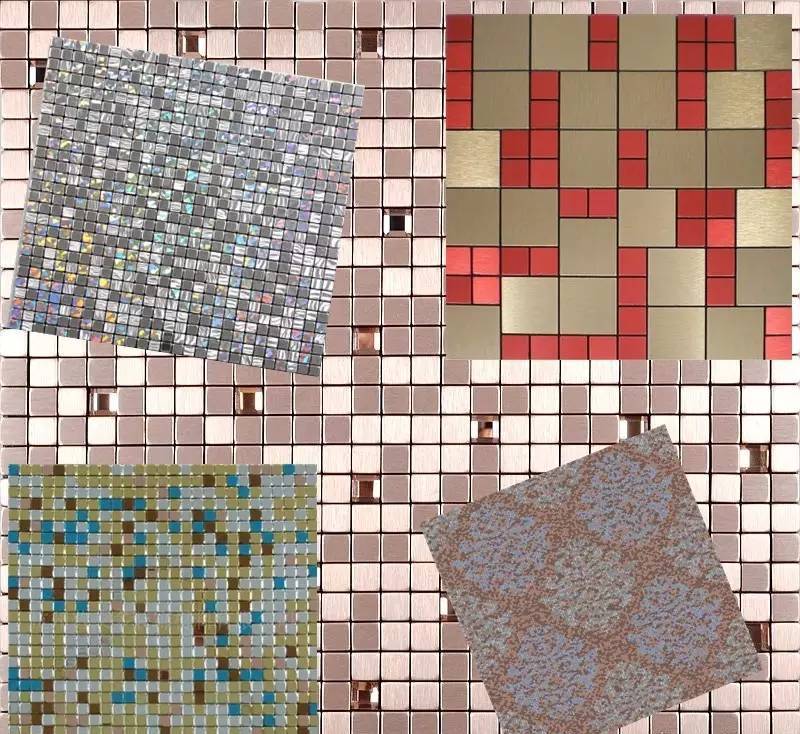 创意金属马赛克铝塑板UV喷绘