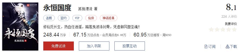 经典网络小说排行榜完本100篇,十大网络小说神作