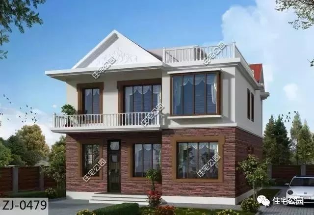 十佳最美农村别墅三层7x12米,农村别墅户型设计大全