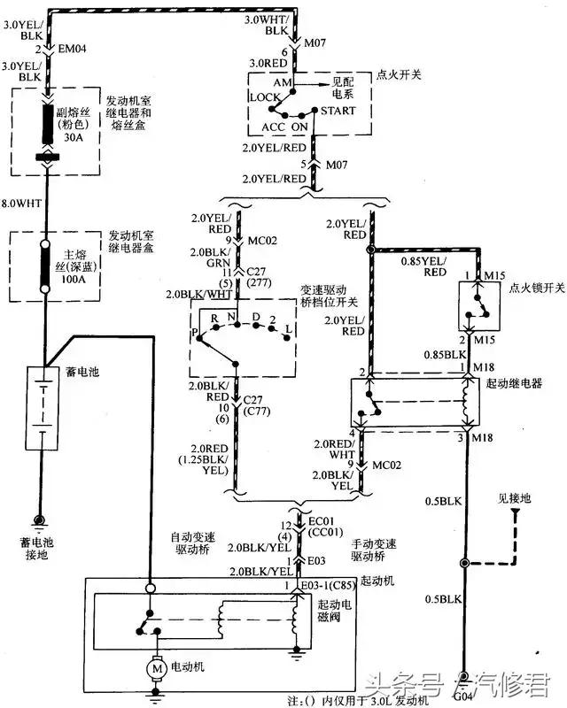 汽车电路基本知识书籍,汽车喇叭控制电路工作原理