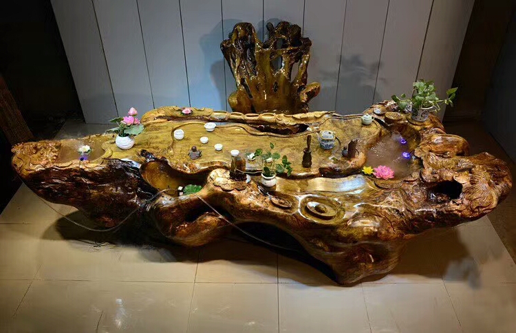 根雕茶台用什么茶具好呢,根雕茶台妙用