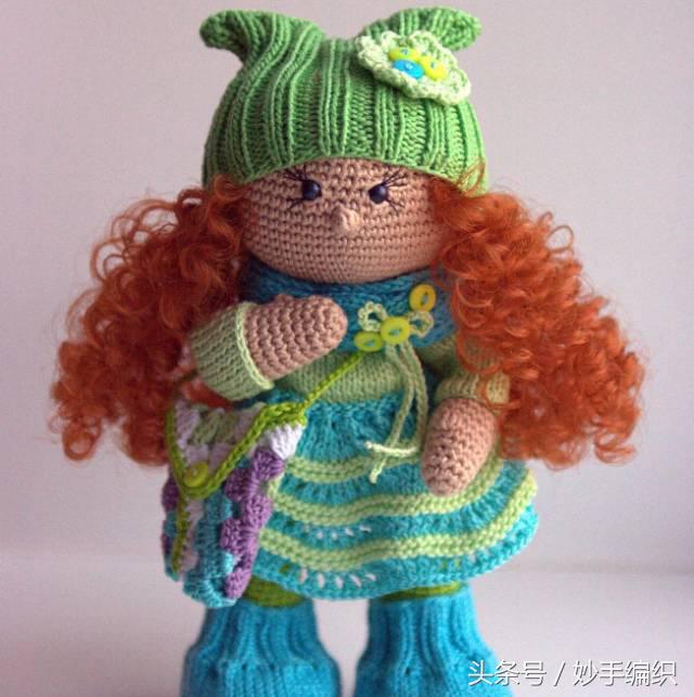 万万没想到，这都是她用毛线钩的，邻居们都赞不绝口！