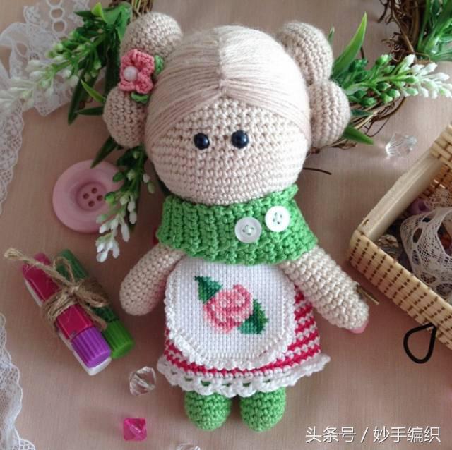 万万没想到，这都是她用毛线钩的，邻居们都赞不绝口！