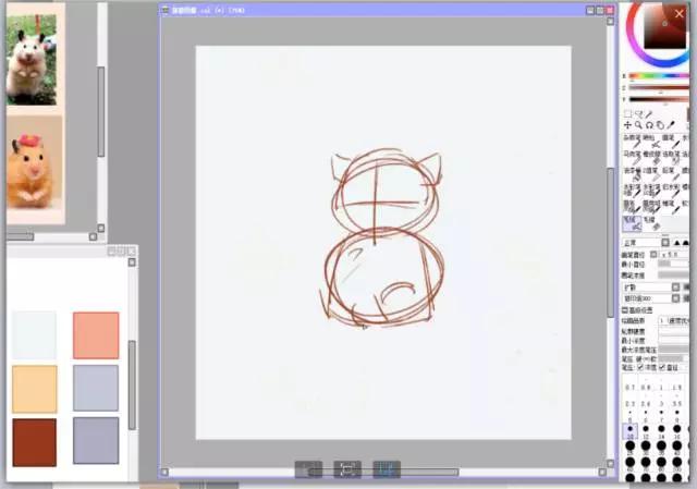 两笔就能画的简简单单的小仓鼠,怎么才能很好的画出小仓鼠