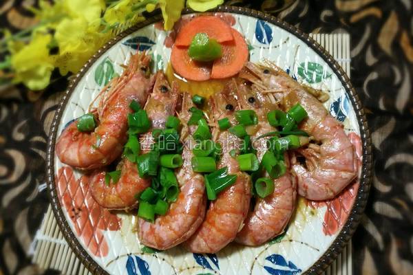 吃红烧阿根廷大红虾,红烧阿根廷大虾