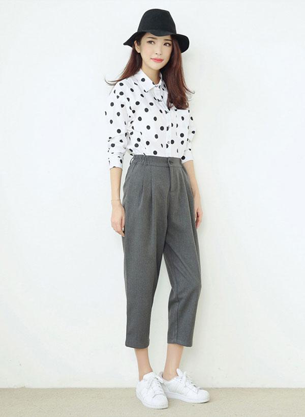 哈伦裤的十种搭配方法夏天,休闲哈伦裤的十种搭配方法