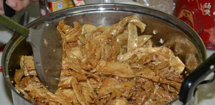 正宗萍乡花蝴蝶麻辣豆皮,萍乡花蝴蝶做法