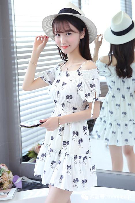 印花系列穿出春季的俏皮和活泼 (夏季潮流宽松百搭日系樱桃花印花)