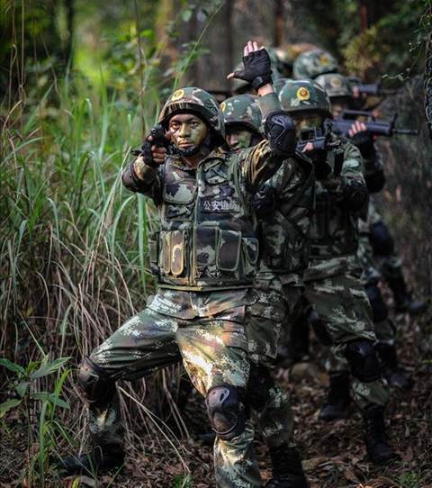 军事战斗手势,大写的懵字