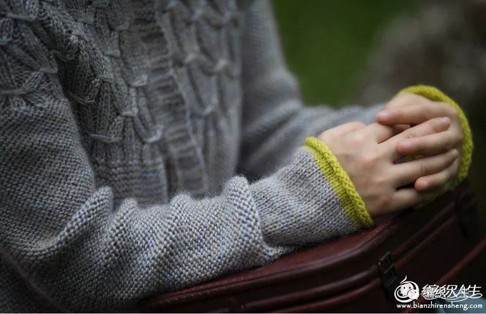 宽松的棒针开衫大衣外套编织教程,大衣配羊毛开衫