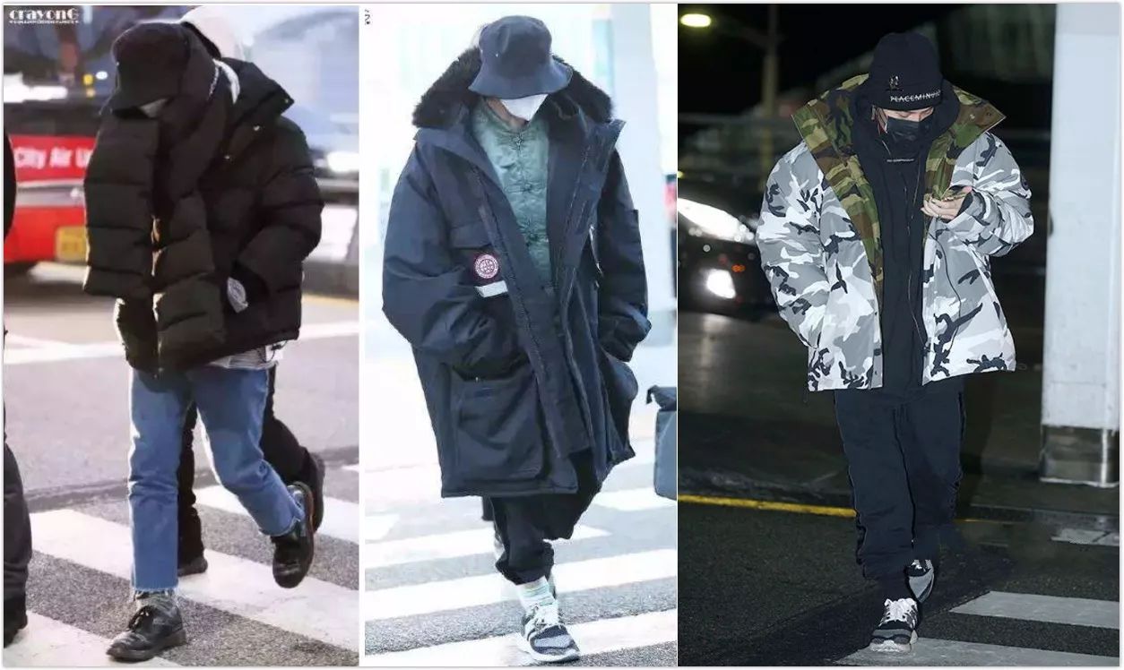 权志龙同款羽绒服穿搭,权志龙穿搭oversize