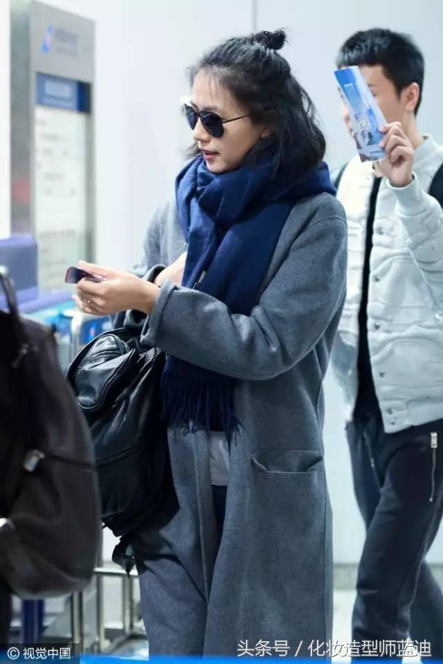 get不同发型,和围巾搭配的发型