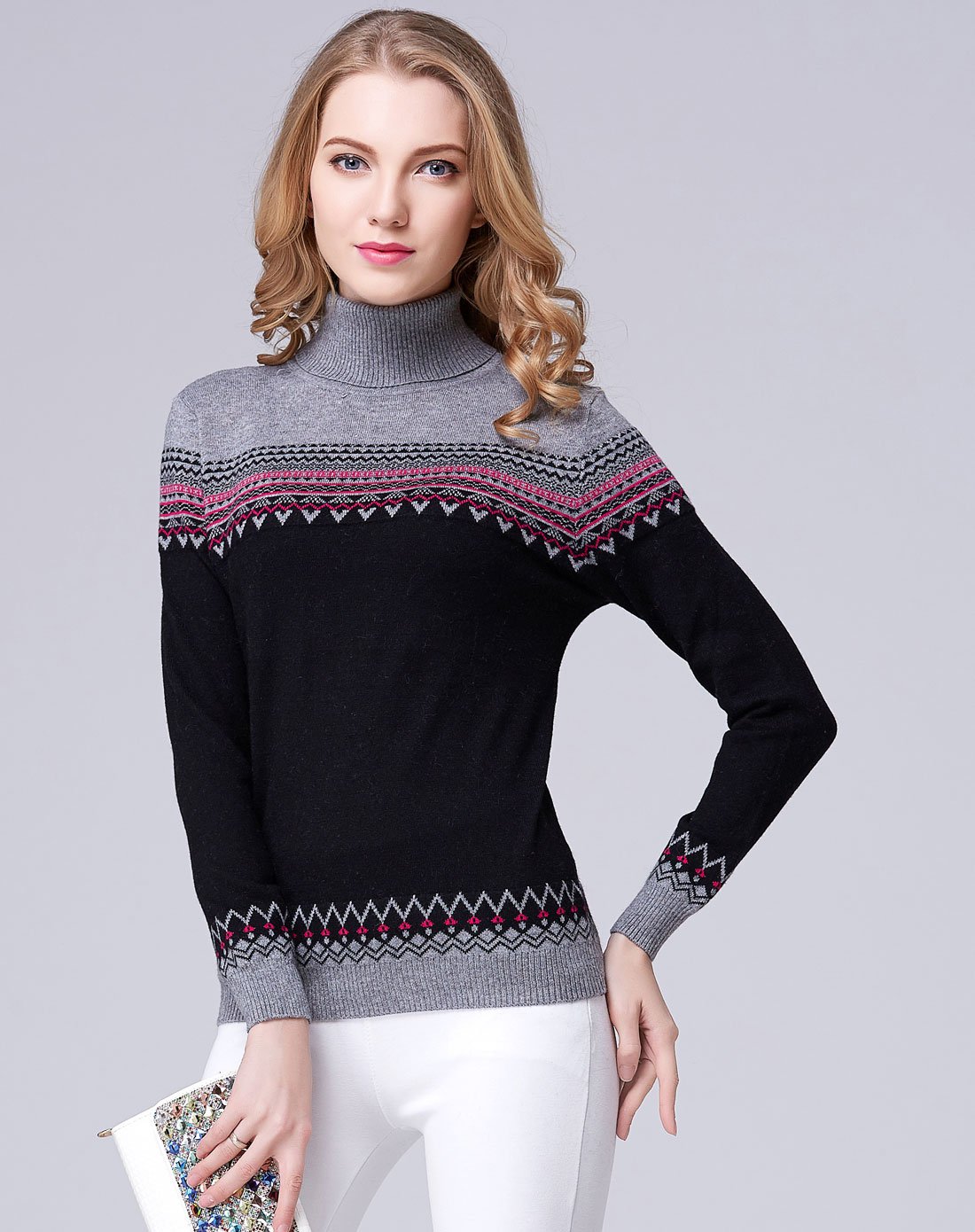 同一套衣服穿起来效果是怎么样的,毛衣搭配轻奢时尚怎么穿都好看